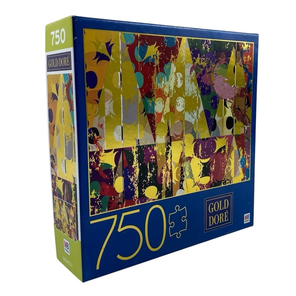 750 Piece Jigsaw Puzzle Art Gold Dore Abstract Triangles 2019 - New Never Opened